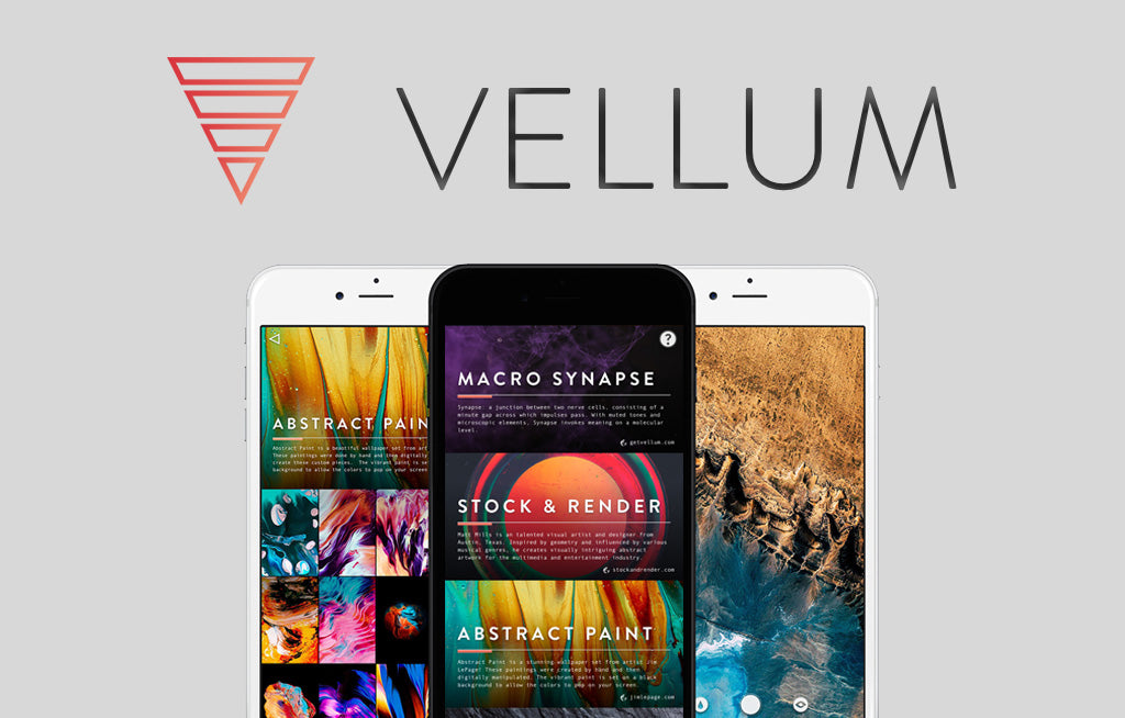 Stock&Render Wallpapers Now Available in the Vellum App (iPhone)