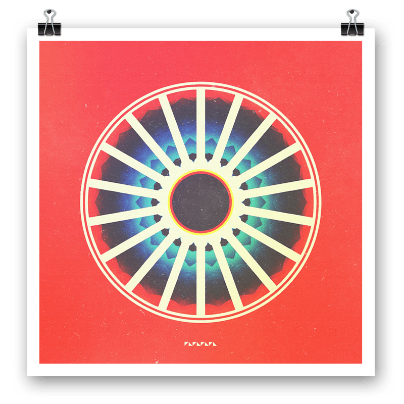 Down and Around: Art Print - Matt Mills: Art + Design